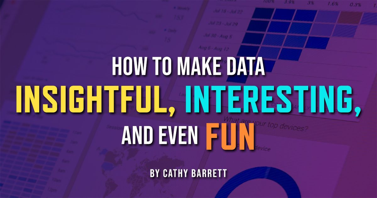how to make data presentation interesting